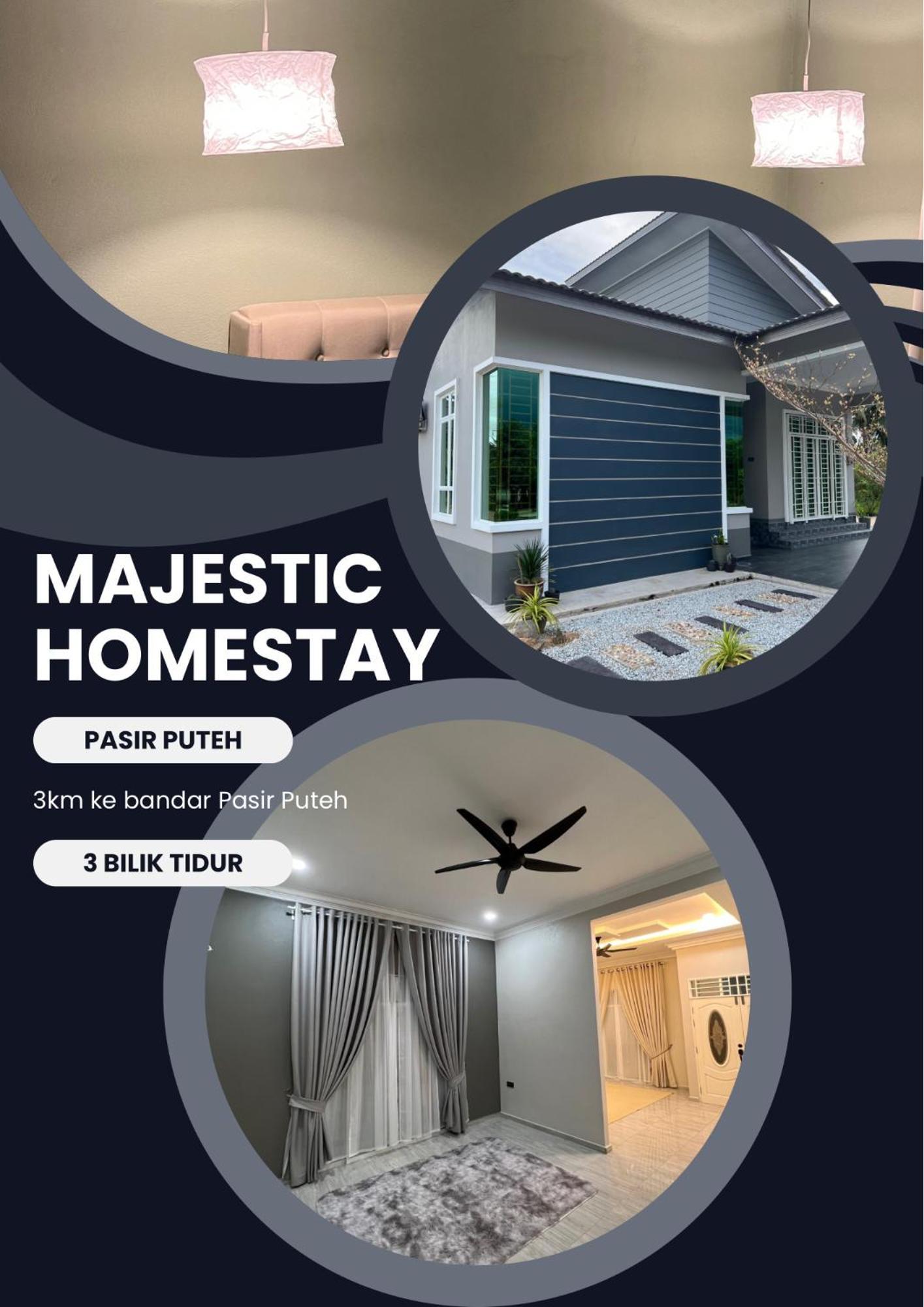 Majestic Homestay - ปาเซร์ปูเตะห์ ภายนอก รูปภาพ